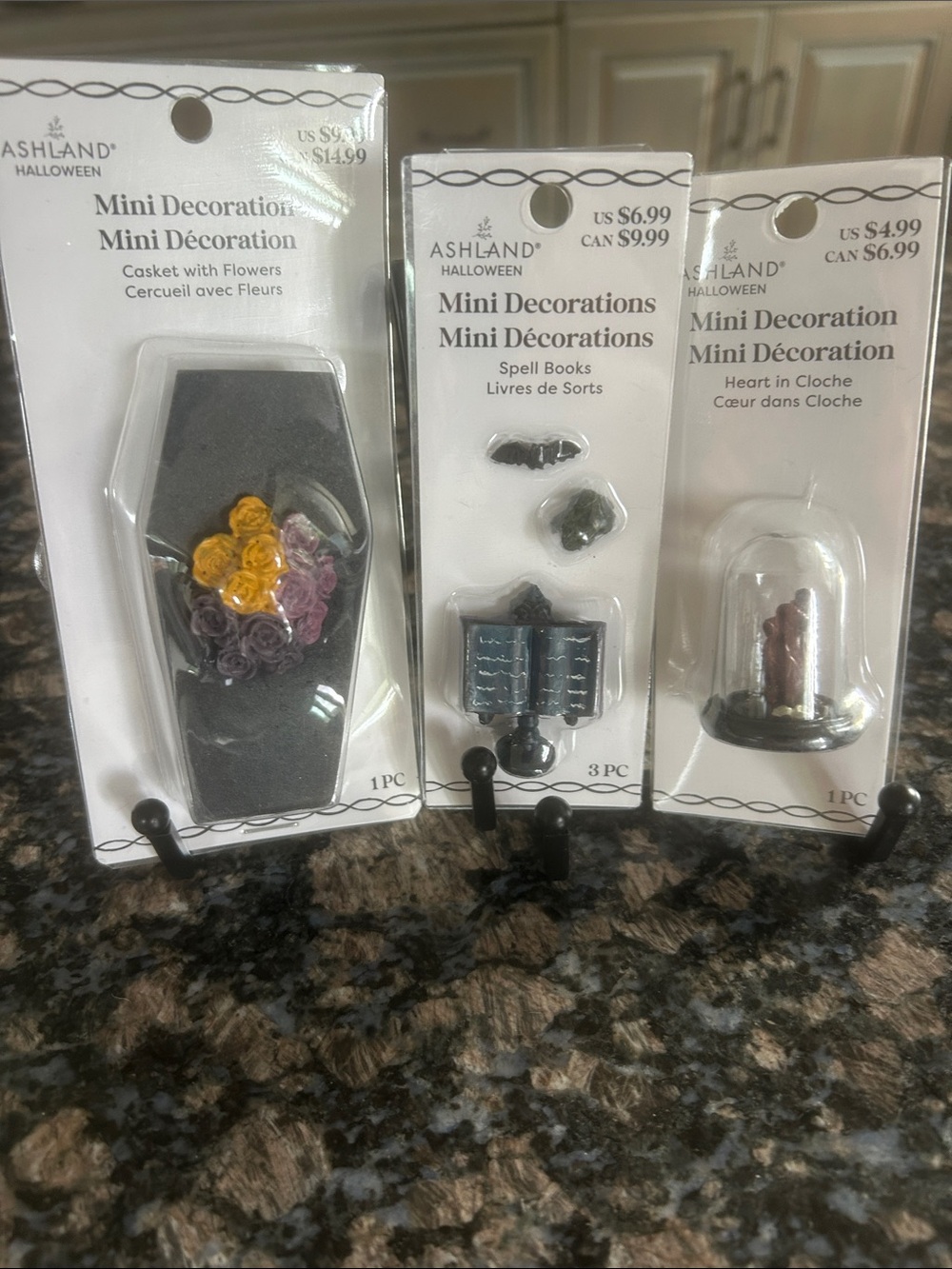 ASHLAND HALLOWEEN MINI DECORATION LOT OF 3 NWT
